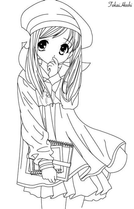 Αποκτήστε τα έπιπλα των ονείρων σας. Cute Anime Girl Lineart by TokaiHoshi on DeviantArt