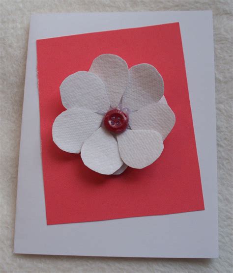 How To Make A Paper Towel Flower Greeting Card Feltmagnet