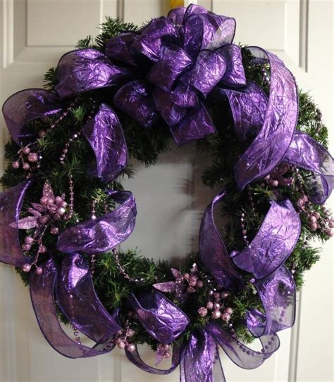 Purple Wreath Miniature Holidays Pinterest