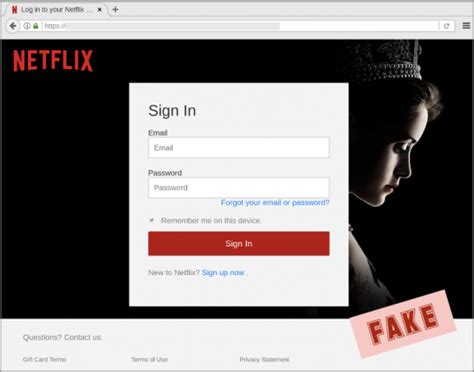Fake credit card for netflix. Beware fake Netflix email trying to steal your credit card info