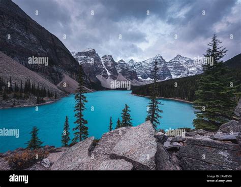 Moraine Lake Valley Of The Ten Peaks Banff National Park Alberta