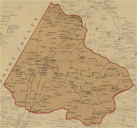 Prince Georges County District 1 Simon J Martenet Martenets Atlas