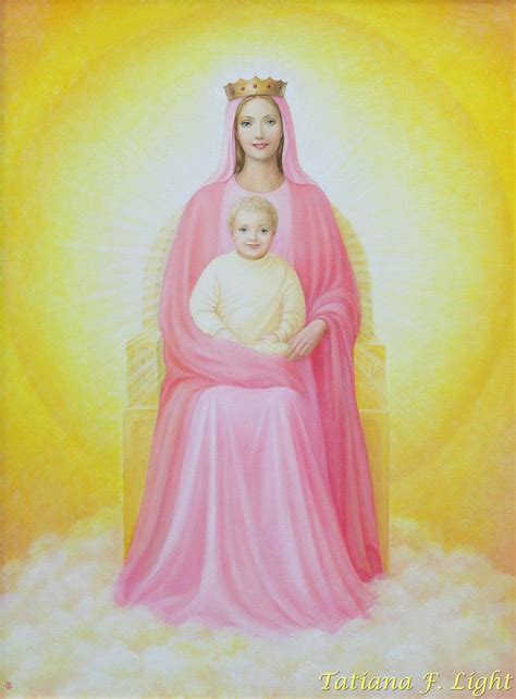 Пин на доске Mother Mary Paintings By Tatiana F Light