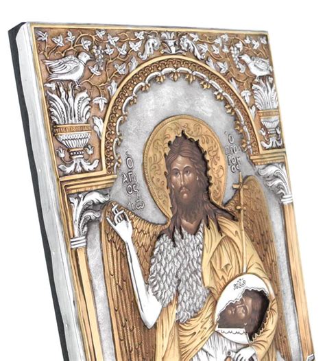 Saint John Silver Icon 28x22cm