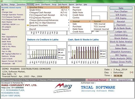 Marg Erp 9 Accounting Software Specification And Features