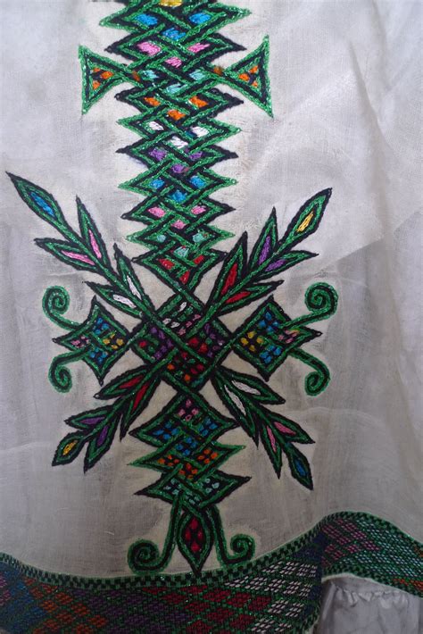 Cross Burst From Ethiopian Dress African Pattern Fabric Patterns