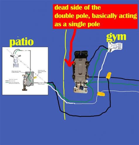2 pole light switch wiring diagram. 2 Single Pole Switch Wiring Diagram Database