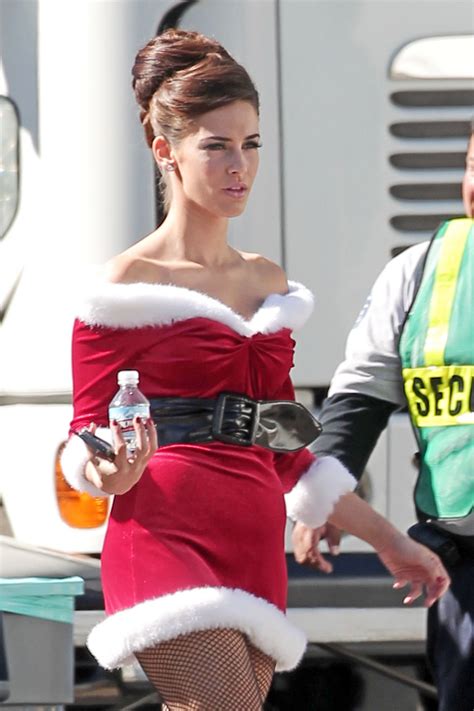 Hot Girls Photos Jessica Lowndes Is A Sexy Lady Santa