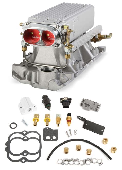 Gt45 single turbo kit for a small block chevy. Holley 550-707 Small Block Chevy Stealth Ram Multi-Port ...