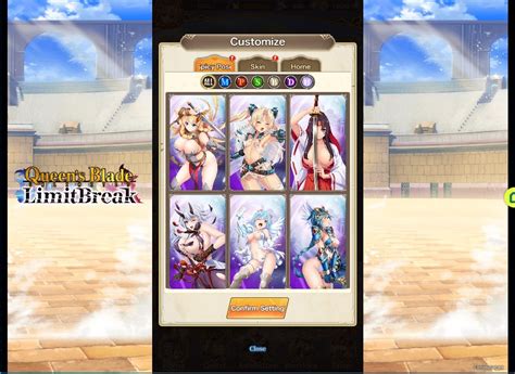Sold Queens Blade Limit Break Account 35m Power 22 Spicy Poses