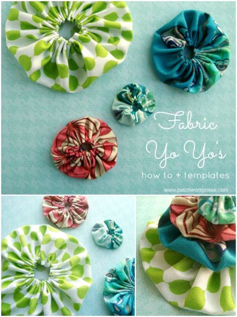 Maybe you would like to learn more about one of these? How to Make a Fabric Yo Yo