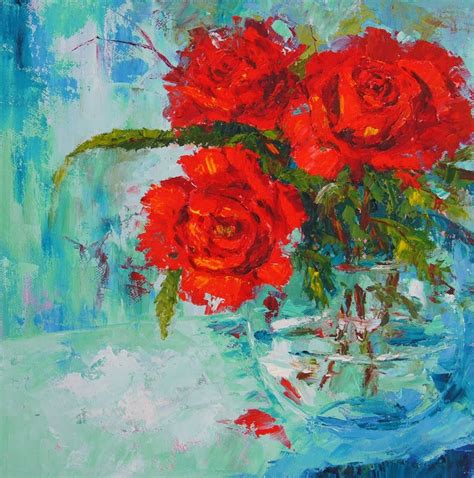Marions Floral Art Blog Valentine Roses Red Roses Still Life Palette