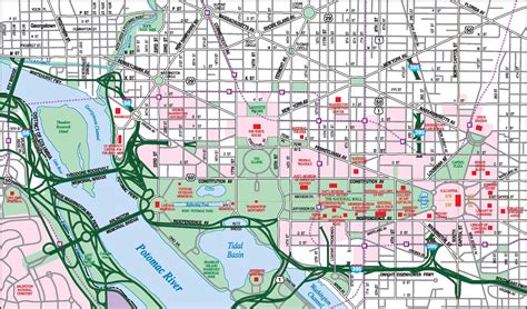Washington Dc Downtown Map
