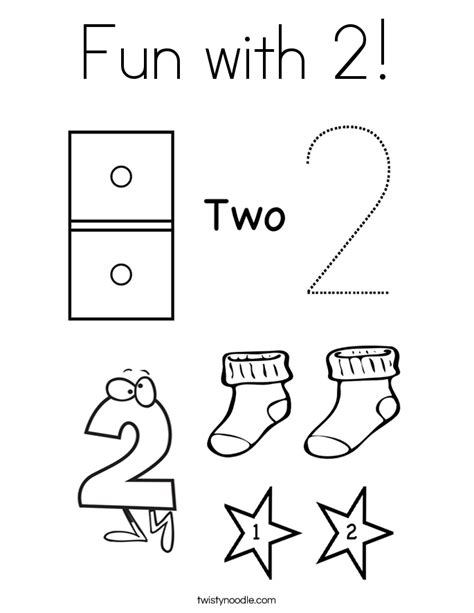 Number 2 Coloring Pages Coloring Home