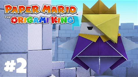 Paper Mario Origami King Gameplay Walkthrough Part 2 King Olly Youtube