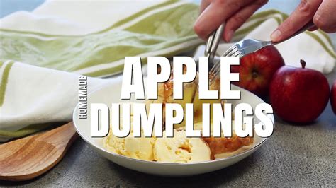 Homemade Apple Dumplings Bunnys Warm Oven Youtube