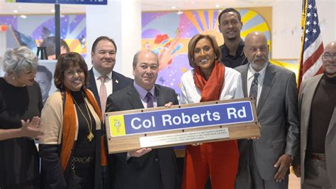 Robin Roberts Father Honored At Newark Liberty International Airport