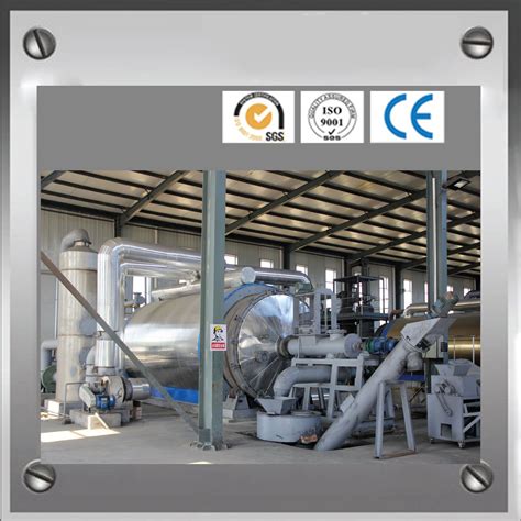 Continuous Waste Tire Waste Rubber Waste Plastic Solid Waste Pyrolysis Plant With Ce Sgs Iso