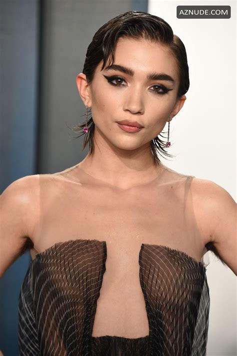 Rowan Blanchard On The Red Carpet In A See Through Dress