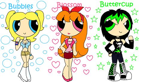 The Powerpuff Girls Young Adults By Purfectprincessgirl On Deviantart