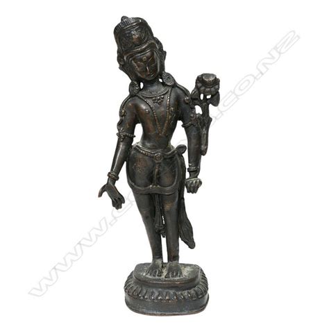 Bronze Maitreya Bodhisattva Figure 23cm Bronze Oriental