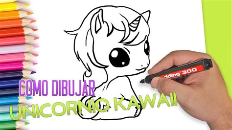 Como Dibujar Unicornio Kawaii Paso A Paso How To Draw Kawaii Unicorn