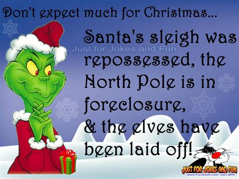 Funny Christmas Quote With The Grinch Pictures Photos