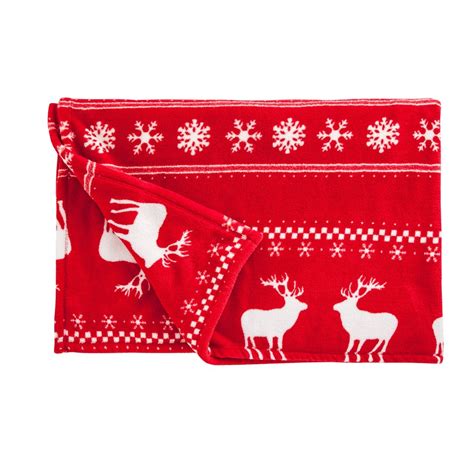 This Super Soft Fleece Throw Is Perfect For The Christmas Season In