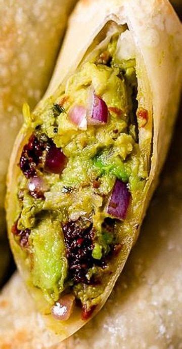 Heat tortillas in the microwave for up to 2 min (until hot). Avocado Egg Rolls with Sweet and Spicy Dipping Sauce ...