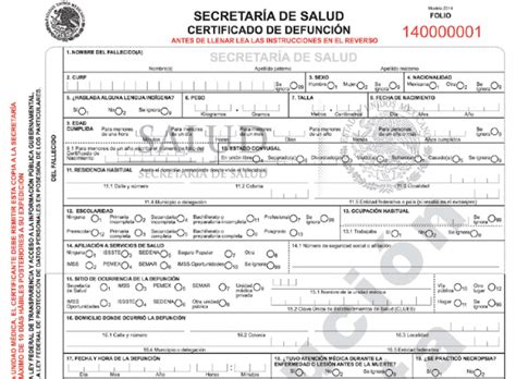 Certificado De Defuncion Puerto Rico
