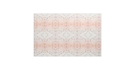 pink blush white ombre gradient rose gold marble fabric zazzle