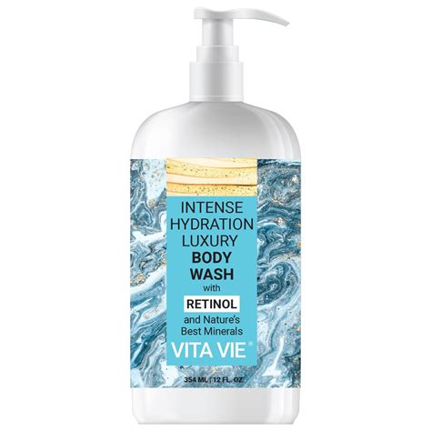Vita Vie Intense Hydration Luxury Body Wash Retinol Home Spa