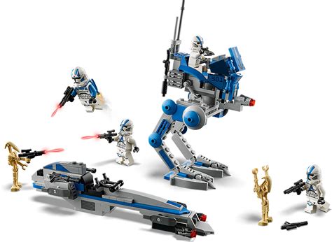 501st Legion Clone Troopers Lego Star Wars 75280
