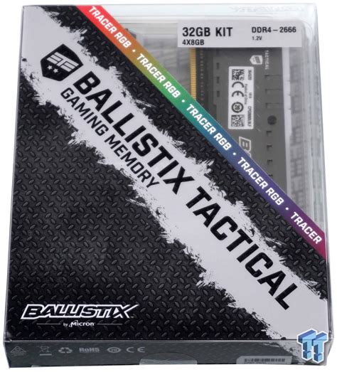 Ballistix Tactical Tracer Ddr4 2666 32gb Memory Kit Review
