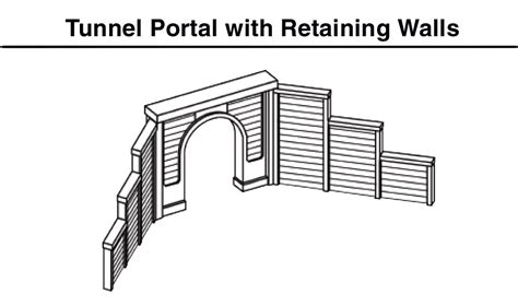 Ein tunnelportal für die spurweite tt aus schaustoff, höhe ca. Woodland Scenics WC1252 H0 Tunnelportal eingl. Beton | eBay