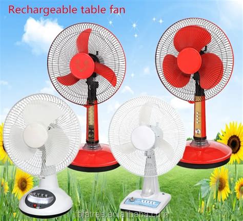 Portable 12 Inch 14 Inch Acdc Rechargeable Table Fan Buy Solar Fans Ac Dc12v Dc Table Fan