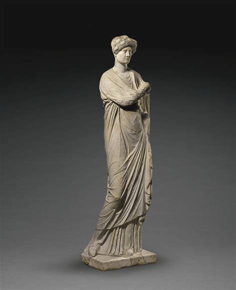 A Roman Marble Portrait Statue Of A Lady The Body 2nd Century Ad