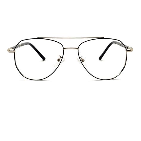 Exclusive Silver Aviator Mont Eyeglasses 3134s