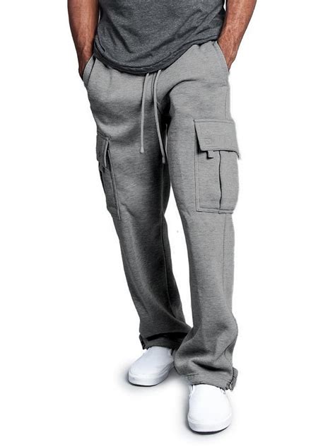 Tsexiefoofu Men Sweatpants Casual Style Cargo Pants With Pockets