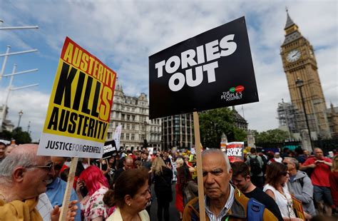 Not One Day More London Marches To Protest Conservative Government And Austerity