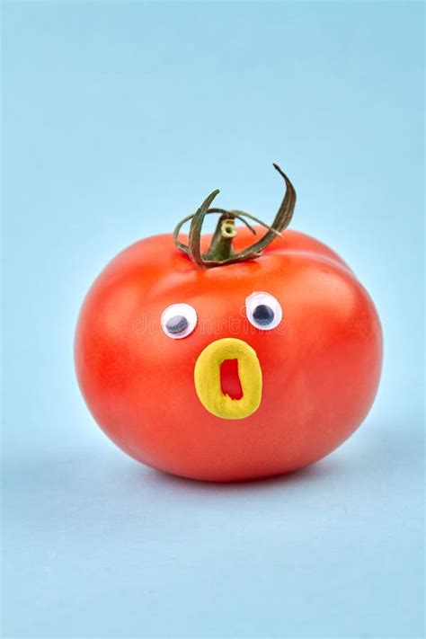Funny Manlike Tomato With Moustache Stock Photo Image Of Male