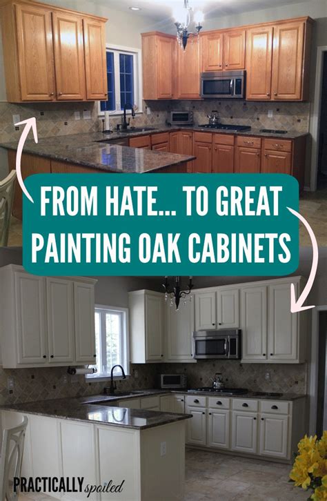 How to paint kitchen cabinets step 1: From HATE to GREAT: A tale of painting oak cabinets.