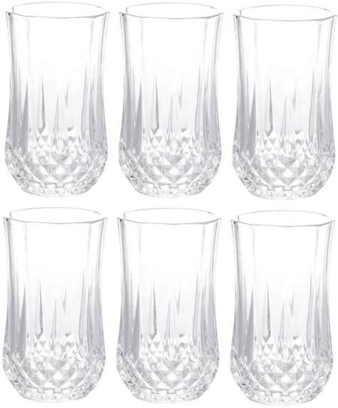 Stecksmart Pack Of 6 Stylish Crystal Round Shape Whiskey Glasses Set Glass Set Whisky Glass