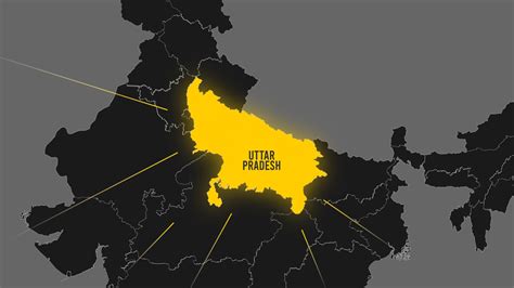 Districts Of Up List Map Uttar Pradesh Total Area 45 Off