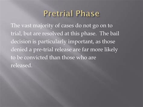 Ppt Pretrial Phase Powerpoint Presentation Free Download Id6129621