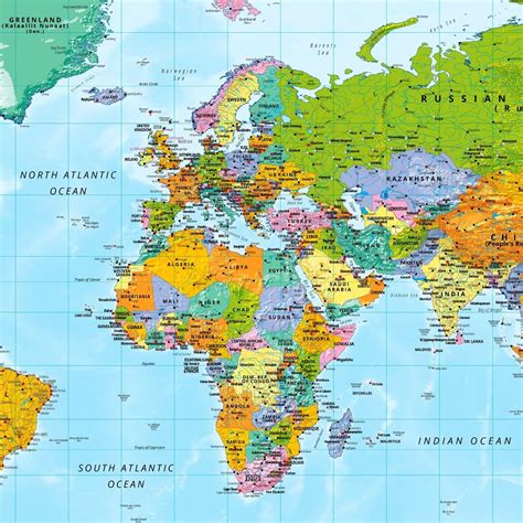 Carte Du Monde Détaillée Vacances Guide Voyage