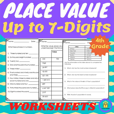 4th Grade Place Value Worksheets Made By Teachers