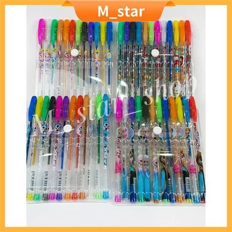 Jual Pulpen Pelangi Pena Gliter Blink2color Pen Warna Warni Unik