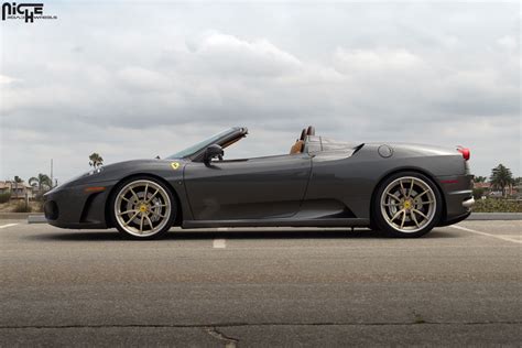 Drop The Top With This Ferrari F430 Spider And Niche Wheels