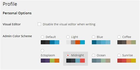 How To Change And Add More Color Schemes To Wordpress Admin Beginwp